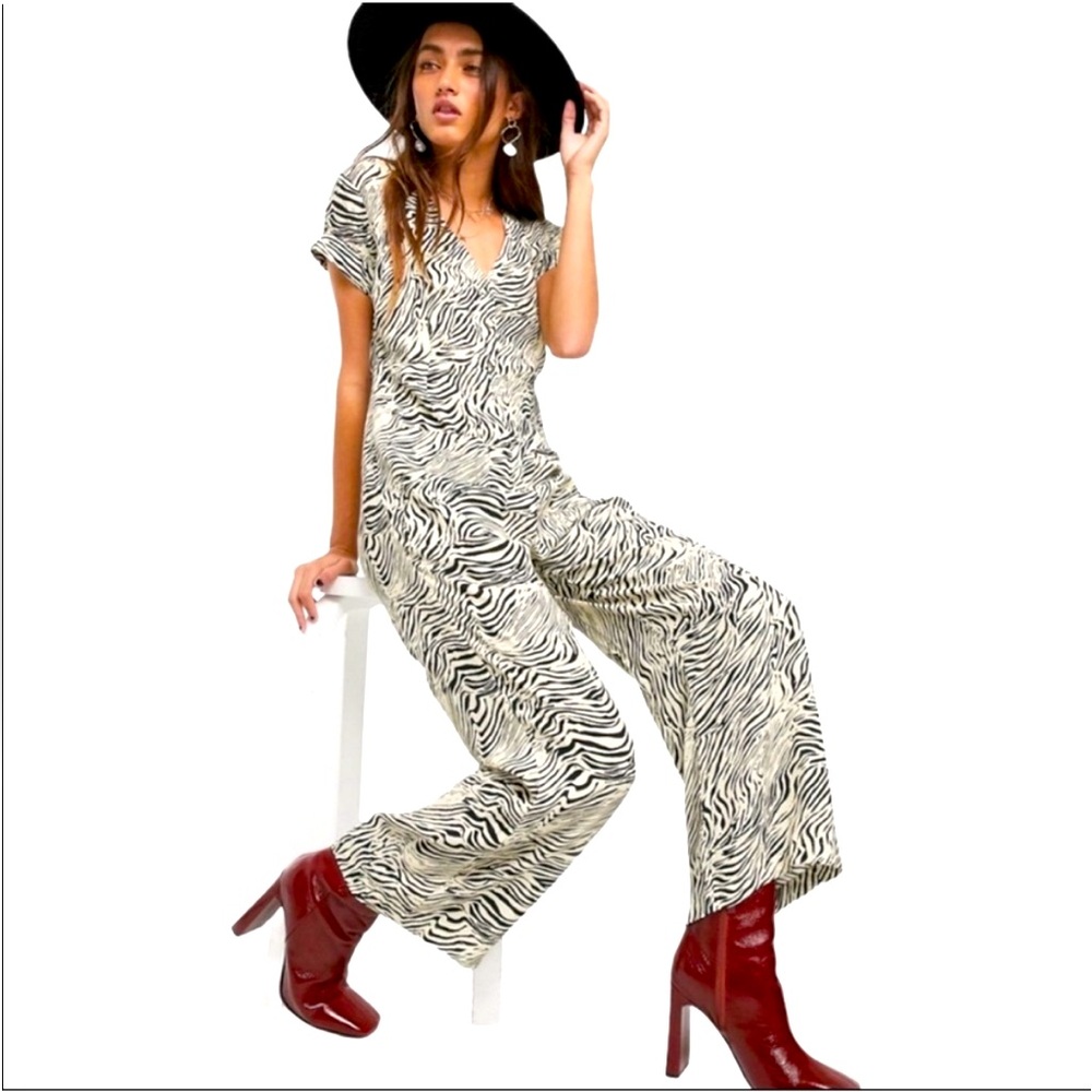 Capulet Zebra Print Jumpsuit
